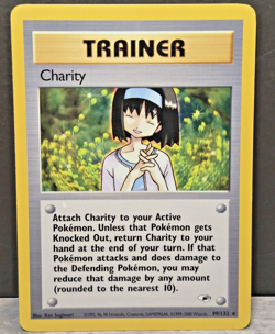 Charity Pokemon Card TCG Gym Heroes Rare Trainer 99/132 WoTC - NM - Image 1