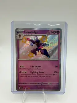 Pokemon TCG: Paldean Fates: 162/091: Ceruledge Baby Shiny Holo Rare (NM) - Image 1