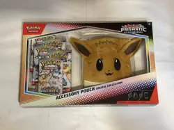 Pokemon TCG Prismatic Evolutions Accessory Pouch Special Collection Free Ship! - Image 1