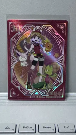 Pokemon May HR KDJL-HR-022 Trainer Card Chinese Pocket Eif Baby Claw Machine - Image 1