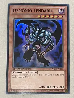 Legendary Fiend (PORTUGUESE) Super Rare 1st Editio WGRT-EN021 WGRT-PT021 Yugioh - Image 2