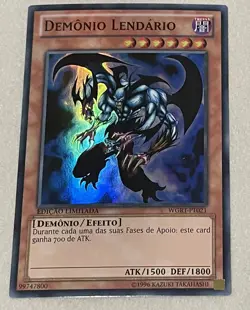 Legendary Fiend (PORTUGUESE) Super Rare 1st Editio WGRT-EN021 WGRT-PT021 Yugioh - Image 3