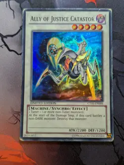 Yu-Gi-Oh! TCG Ally of Justice Catastor CT10-EN006 - Heavy Play - Image 1