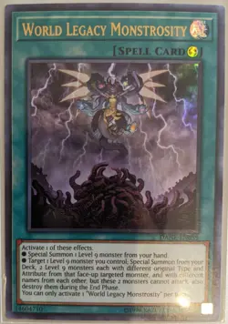 YuGiOh World Legacy Monstrosity Ultra Rare DANE-EN059 - Image 1