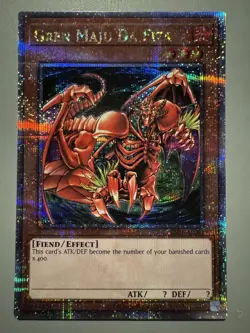 YUGIOH GREN MAJU DA EIZA ASIA ENGLISH EDITION ES01-AE001 25TH FOIL QCSR - Image 1