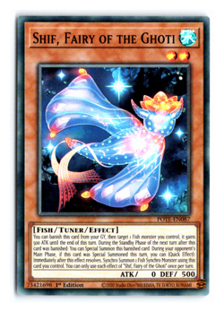 Shif, Fairy of the Ghoti - POTE-EN087 - Super Rare - 1st Edition - Yugioh - Image 1