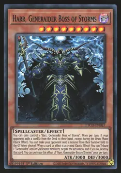 Harr, Generaider Boss of Storms - ETCO-EN027 - Super Rare - Yugioh - Image 1