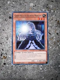 Yugioh TCG Ghost Belle & Haunted Mansion PHRE-EN043 Rare 1st Edition EU NM-M - Image 3