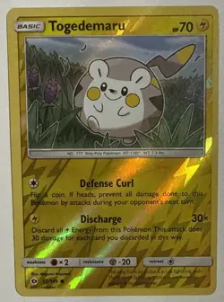 Pokemon TCG Card Reverse Holo Prismatic Togedemaru 53/149 Near Mint - Image 1