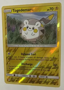 Pokemon TCG Card Reverse Holo Prismatic Togedemaru 53/149 Near Mint - Image 3