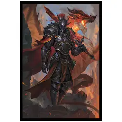 Lance Vaal – Dragon Knight – Yugioh Size – 100 Smooth Matte TCG Card Sleeves - Image 1