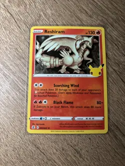 Reshiram - 002/025 Pokemon - Celebrations - Holo Rare - Pokemon Card - Image 1