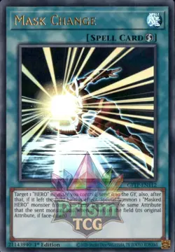 1st ed Mask Change ultra rare GFTP-EN112 Yugioh - Image 1