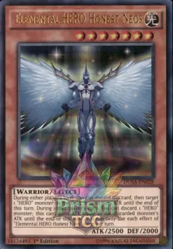 1st ed Elemental HERO Honest Neos ultra rare DUSA-EN028 Yugioh - Image 1