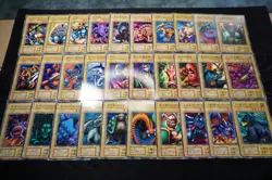 Vintage Japanese Yu-Gi-Oh Booster Series Bulk Lot 30 Cards Old OCG Monster NM/LP - Image 1