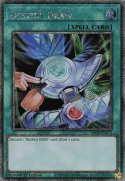 Yugioh Destiny Draw RA03-EN173 - Platinum Secret Rare - Image 1