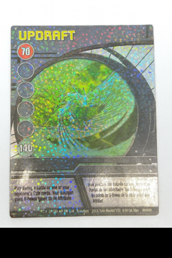 Bakugan Battle Brawlers Ability Card Blue Updraft Holo Foil 40/48b 2008 Skyress - Image 1