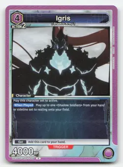 Igris SLG-1-028 R Solo Leveling Union Arena Foil Near Mint - Image 1