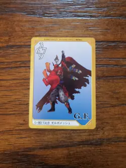 Final Fantasy VIII 8 Triple Triad - Bandai 1999 - Card G-80 Gilgamesh - Image 2