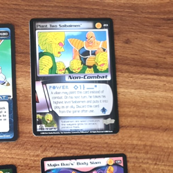 DRAGON BALL Z PLANT TWO SAIBAIMEN 5 STAR RARE CARD # 213 - Image 1