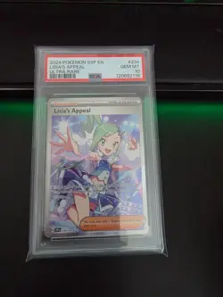 2024 POKEMON SSP EN-SURGING SPARKS ULTRA RARE #234 LISIA'S APPEAL PSA 10 - Image 1