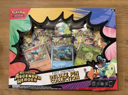 Pokemon Ascended Heroes First Partner Deluxe Pin Collection NEW Sealed Box - Image 1
