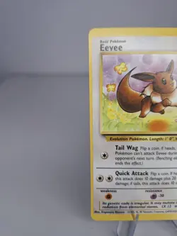 Eevee 51/64 Jungle Error Miscut Pokemon Card. Vintage WOTC Base Set Jungle. - Image 3
