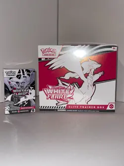 Pokemon White Flare Booster Bundle & ETB Bundle (15 packs total) FACTORY SEALED - Image 1