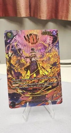 One Piece TCG Sabo (SP) Foil Adventure on Kami's Island #PRB02-014 NM - Image 2