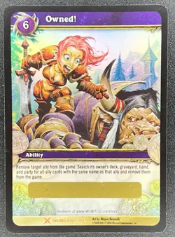 Owned! (Flag Of Ownership) *UNSCRATCHED* World Of Warcraft Loot Card - Image 3