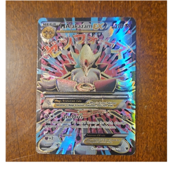 Pokemon M Alakazam EX Full Art Ultra Rare Holo 118/124 Fates Collide Card - Image 1