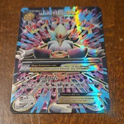 Pokemon M Alakazam EX Full Art Ultra Rare Holo 118/124 Fates Collide Card - Image 3
