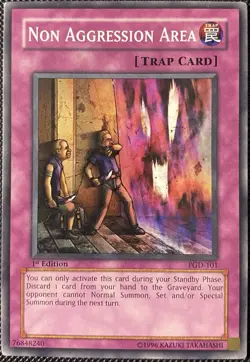 Non Aggression Area PGD-101 Pharaonic Guardian 1st Edition - Yugioh Card - Image 1