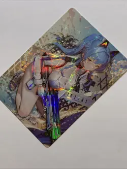 Helm Aquamarine Nikke Goddess Of Victory Girl Sexy Card Holo Anime Rare Waifu NM - Image 3