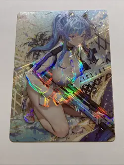 Helm Aquamarine Nikke Goddess Of Victory Girl Sexy Card Holo Anime Rare Waifu NM - Image 5