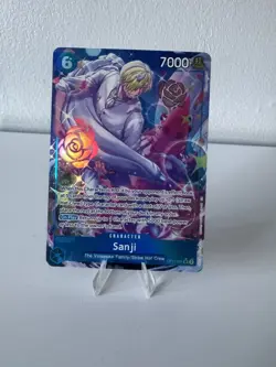 One Piece Card Divine Speed Sanji Super Rare SR Alt Art OP11-051 English - Image 1