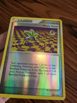 Warp Point 2007 Diamond And Pearl Pokemon Card Reverse Holo 116/130 - Image 3