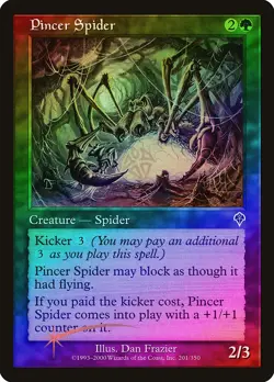 Pincer Spider FOIL Invasion PLD Green Common MAGIC GATHERING CARD ABUGames - Image 1