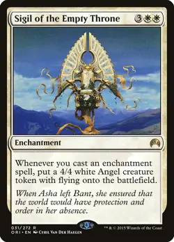 Sigil of the Empty Throne Magic Origins NM White Rare MAGIC MTG CARD ABUGames - Image 1