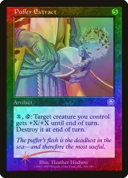 Puffer Extract FOIL Mercadian Masques PLD Artifact Uncommon MTG CARD ABUGames - Image 1