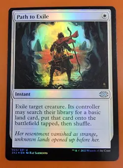 1x Path to Exile (LP) | FOIL | Double Masters 2022 | MTG Magic Cards - Image 1