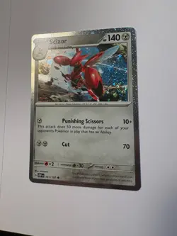 Scizor - Cosmos Holo 141/197 Miscellaneous Cards & Products Holo SWIRL 🌀🌀 A22 - Image 2