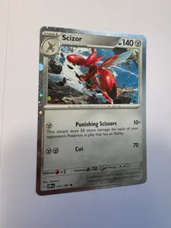 Scizor - Cosmos Holo 141/197 Miscellaneous Cards & Products Holo SWIRL 🌀🌀 A22 - Image 3