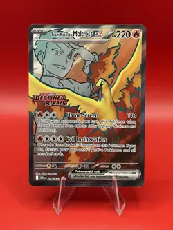 Team Rocket's Moltres ex - (Destined Rivals Stamp) 208/182 Miscellaneous Cards & - Image 1