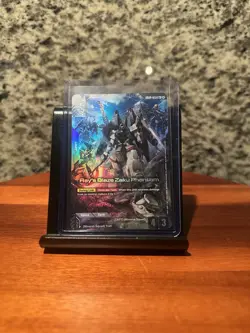Gundam Card Game Phantom Aria GD04-053 Rey’s Blaze Zaku Phantom R+ Foil English - Image 1