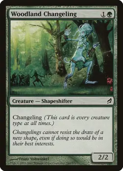 Woodland Changeling Lorwyn NM Green Common MAGIC THE GATHERING CARD ABUGames - Image 1