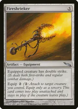 Fireshrieker Mirrodin NM Artifact Uncommon MAGIC THE GATHERING CARD ABUGames - Image 1