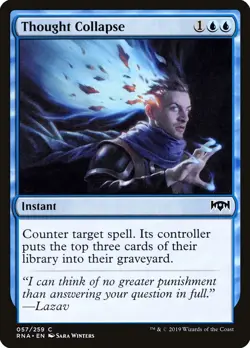 Thought Collapse FOIL Ravnica Allegiance PLD Blue Common MAGIC CARD ABUGames - Image 1