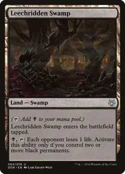 Leechridden Swamp Nissa vs. Ob Nixilis NM Land Uncommon MAGIC CARD ABUGames - Image 1