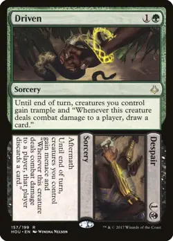 Driven to Despair Hour of Devastation NM Green Black Rare MAGIC CARD ABUGames - Image 1